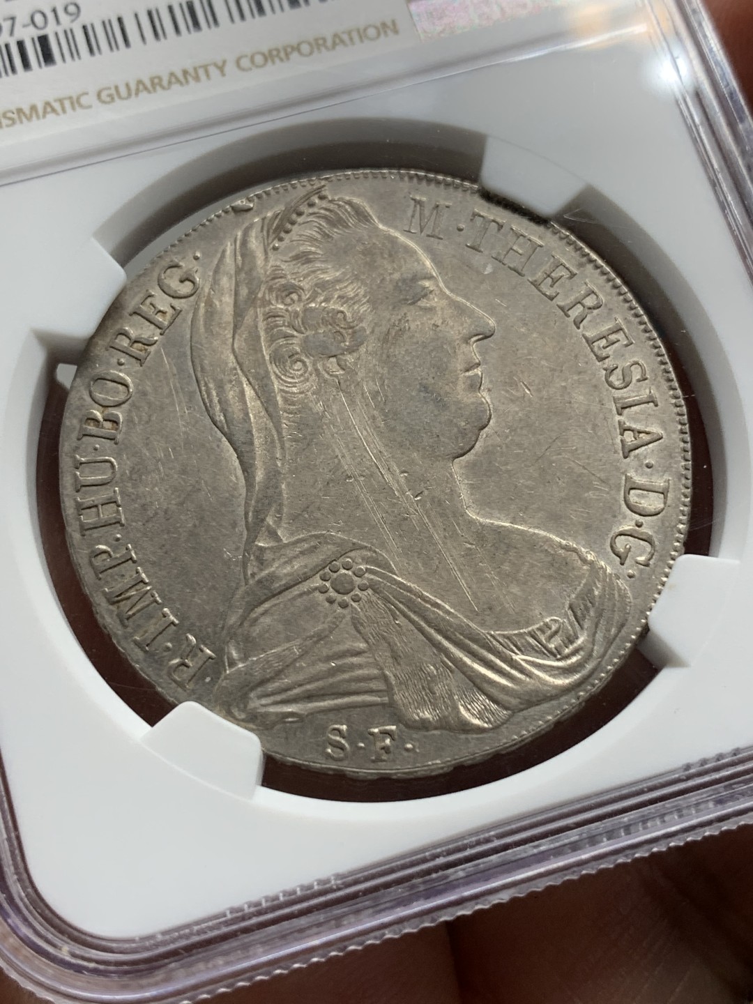 《竞宝斋》第115场-周日，周一 ，2场连拍（全场包邮） NGC AUD 1780 大奶妈 实际铸造年份在 1815-28年威尼斯版 目录编号36a  N就是不会，救不活了