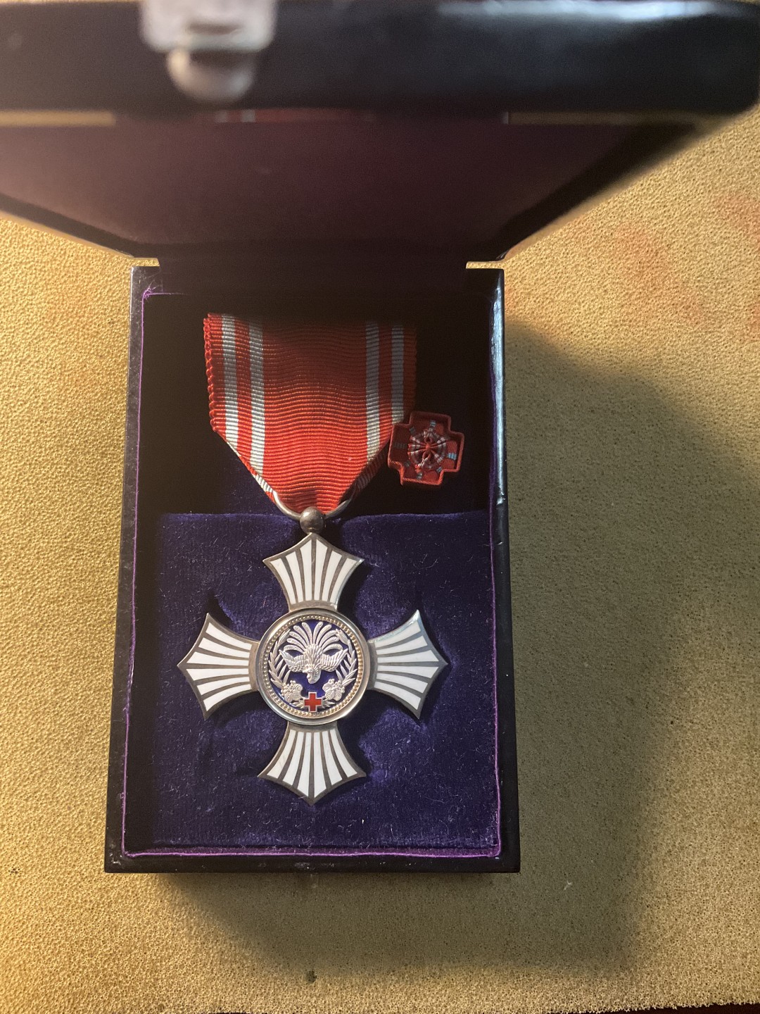 松山幣藏日章 赤十字社银章