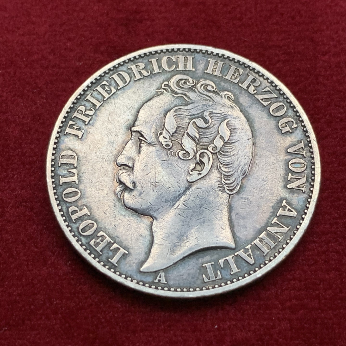 《竞宝斋》第115场-周日，周一 ，2场连拍（全场包邮） 德国 安哈特比绍 大老黑 原味 泰勒银币