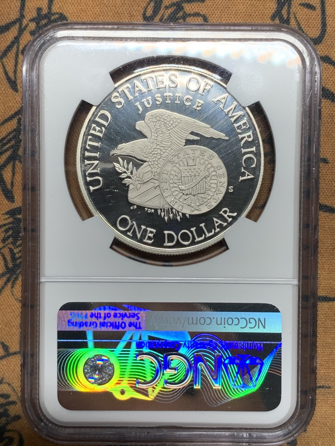 《竞宝斋》第115场-周日，周一 ，2场连拍（全场包邮） NGC PF69UC 美国 1998年 肯尼迪 纪念  精制大银币 26.73克 900银 不多见的 状态好