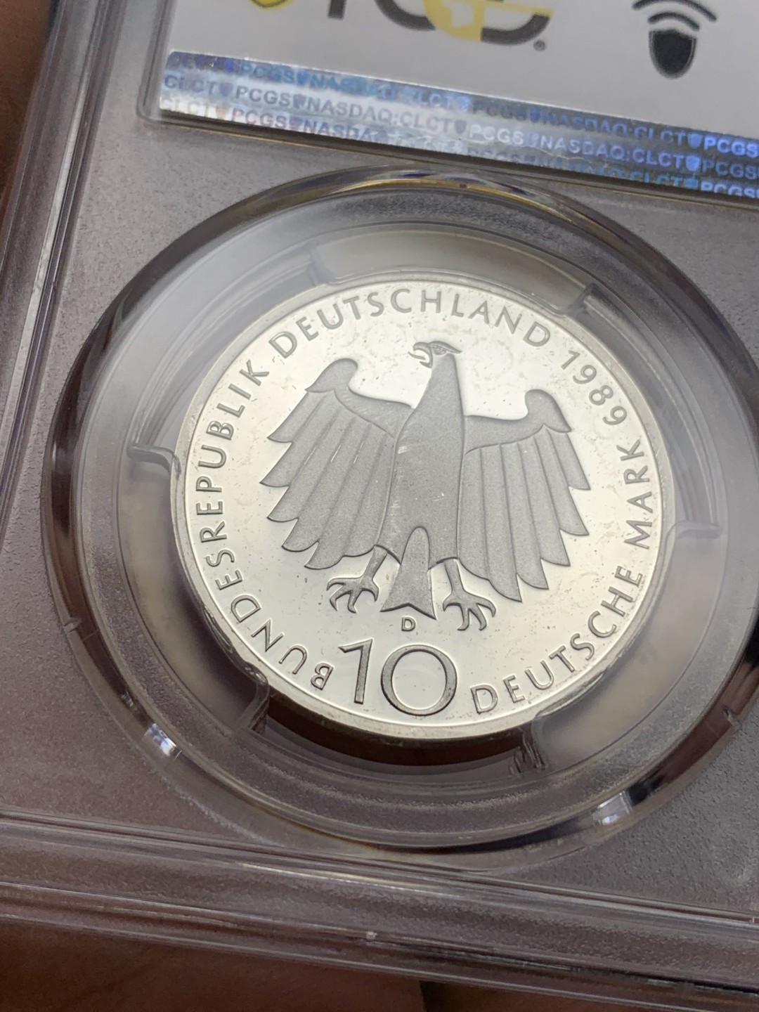 《竞宝斋》第116场-周日，周一 ，2场连拍（全场包邮） PCGS PR67DCAM 德国波恩纪念精制10马克银币