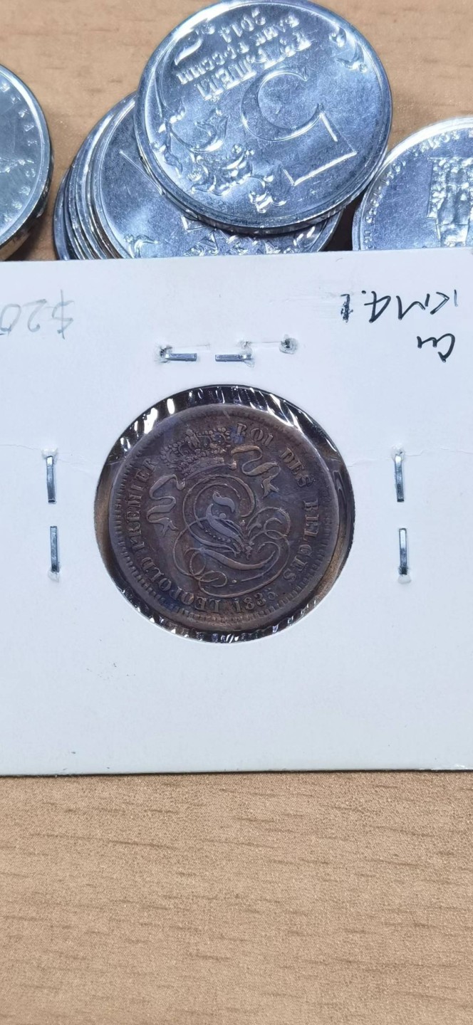 北京马甸外国币专卖微拍第八十八期，外国非贵金属流通币，纪念币专场，陆续上新，欢迎关注 1835年比利时早期铜币