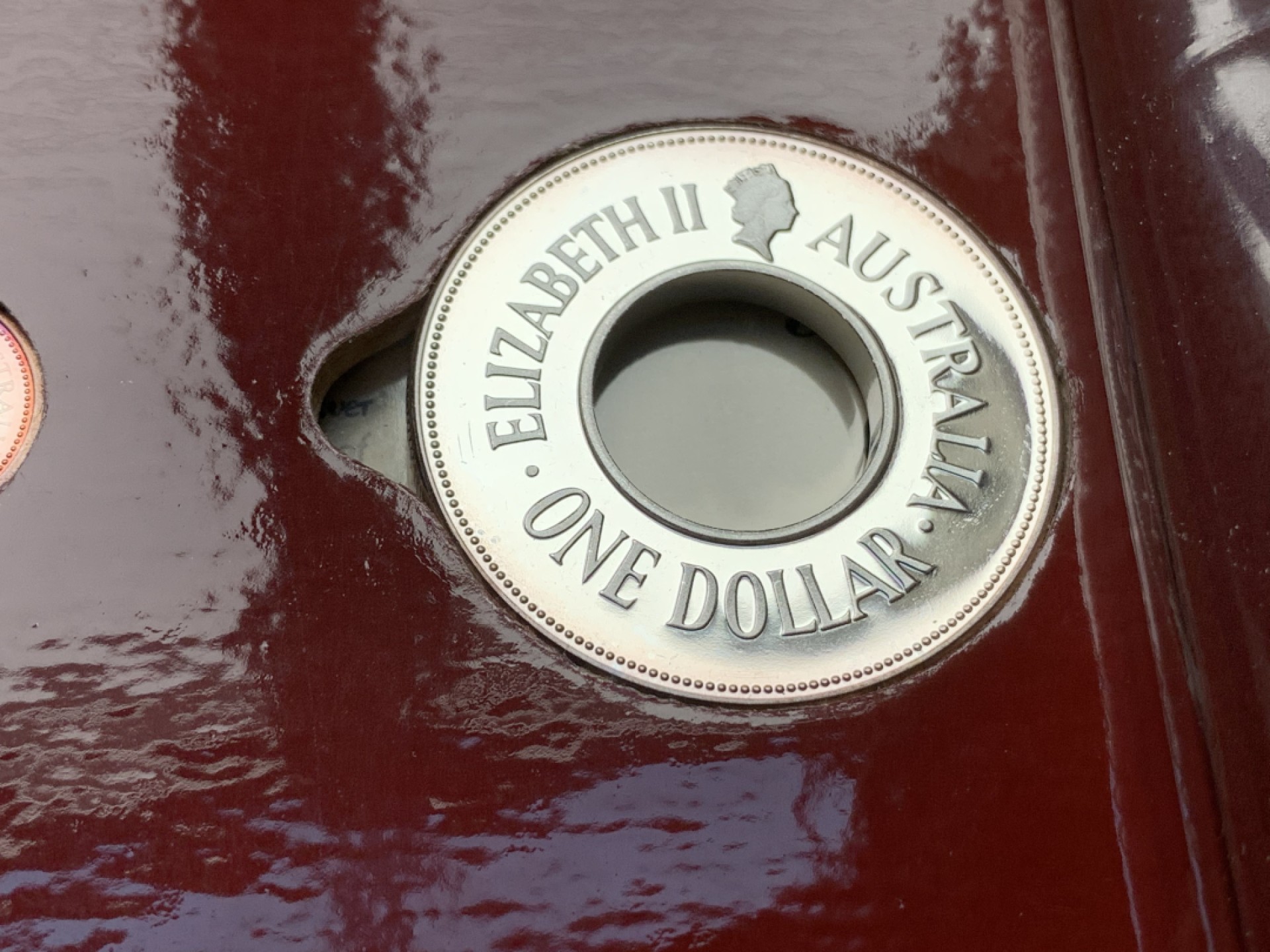 《竞宝斋》第116场-周日，周一 ，2场连拍（全场包邮） 澳大利亚 1988年 2枚套 子母币 两枚可合二为一 设计巧妙 原册难得 999银 40克合计