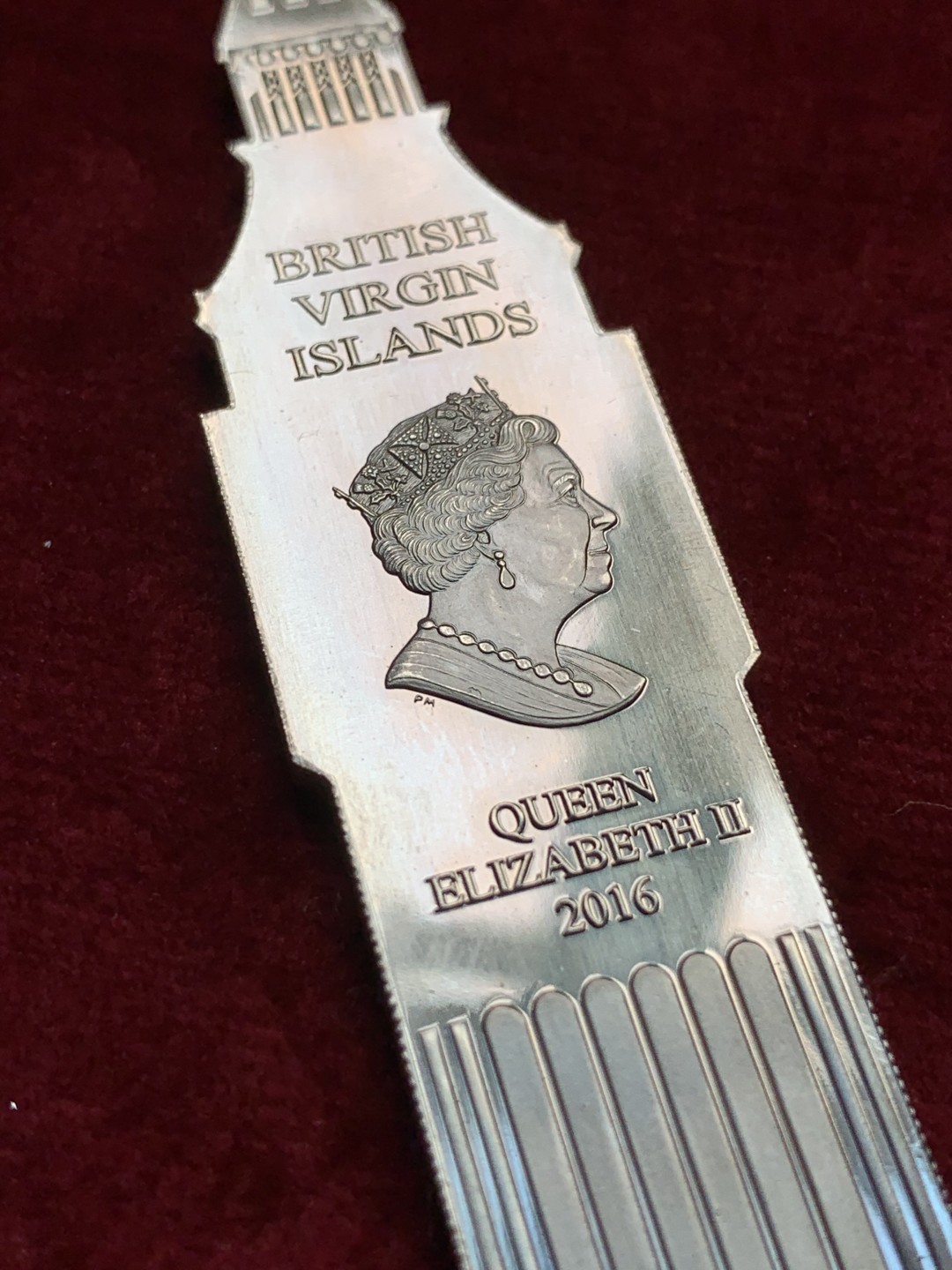 《竞宝斋》第116场-周日，周一 ，2场连拍（全场包邮） 维京 2016年 异形币，伊丽莎白二世 1S 大笨钟 镍币，包装皮套完好