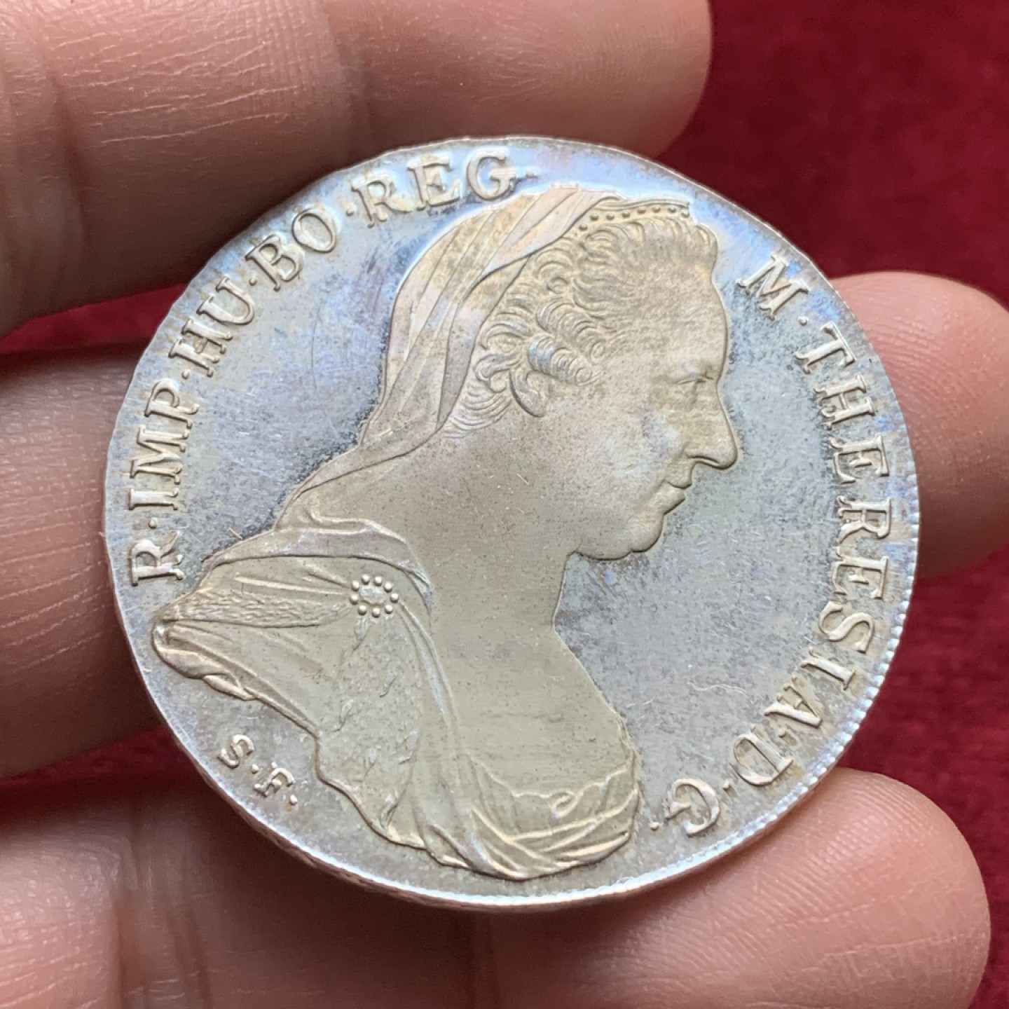 《竞宝斋》第116场-周日，周一 ，2场连拍（全场包邮） 奥地利 1780年 大奶妈 泰勒银币 精制 后铸版 超好细节