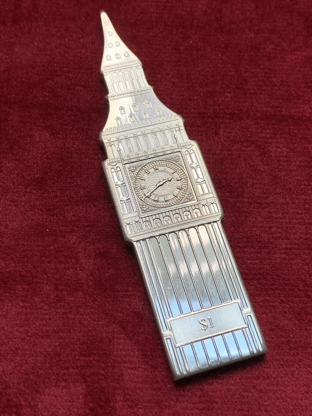 《竞宝斋》第116场-周日，周一 ，2场连拍（全场包邮） 维京 2016年 异形币，伊丽莎白二世 1S 大笨钟 镍币，包装皮套完好