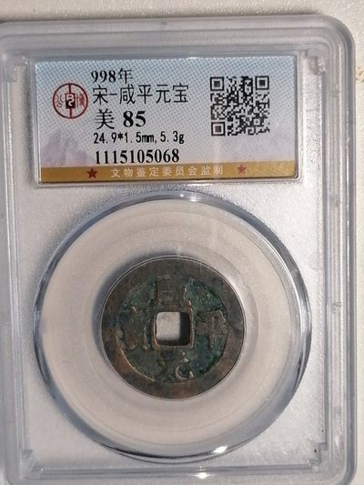 评级币专场 - 咸平元宝