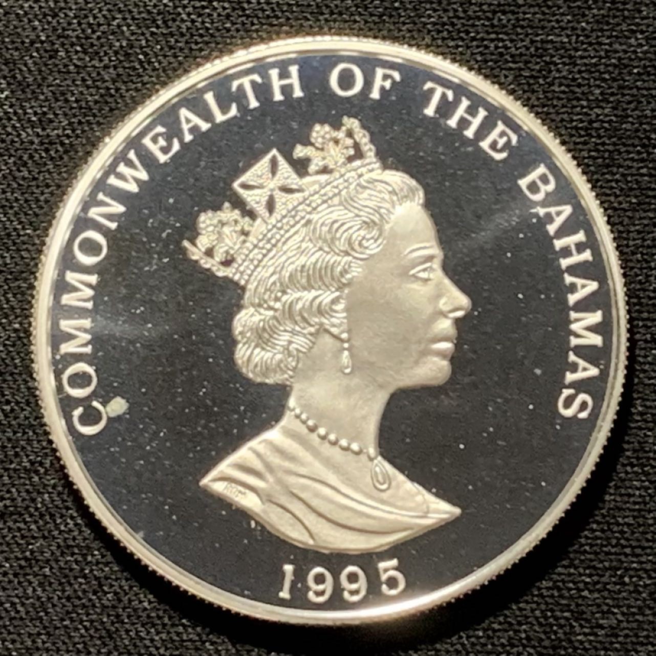 紫瑗钱币——第264期拍卖 巴哈马 1995年 亚特兰大奥运会 双体帆船 2元 23.33克 0.925银 精制