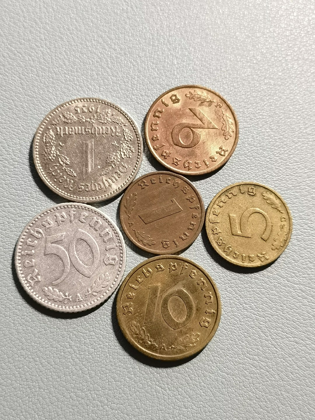 🎉🎊乐享宝藏💎💰~20221116期~德国钱币专场 德国二战时期钱币一组