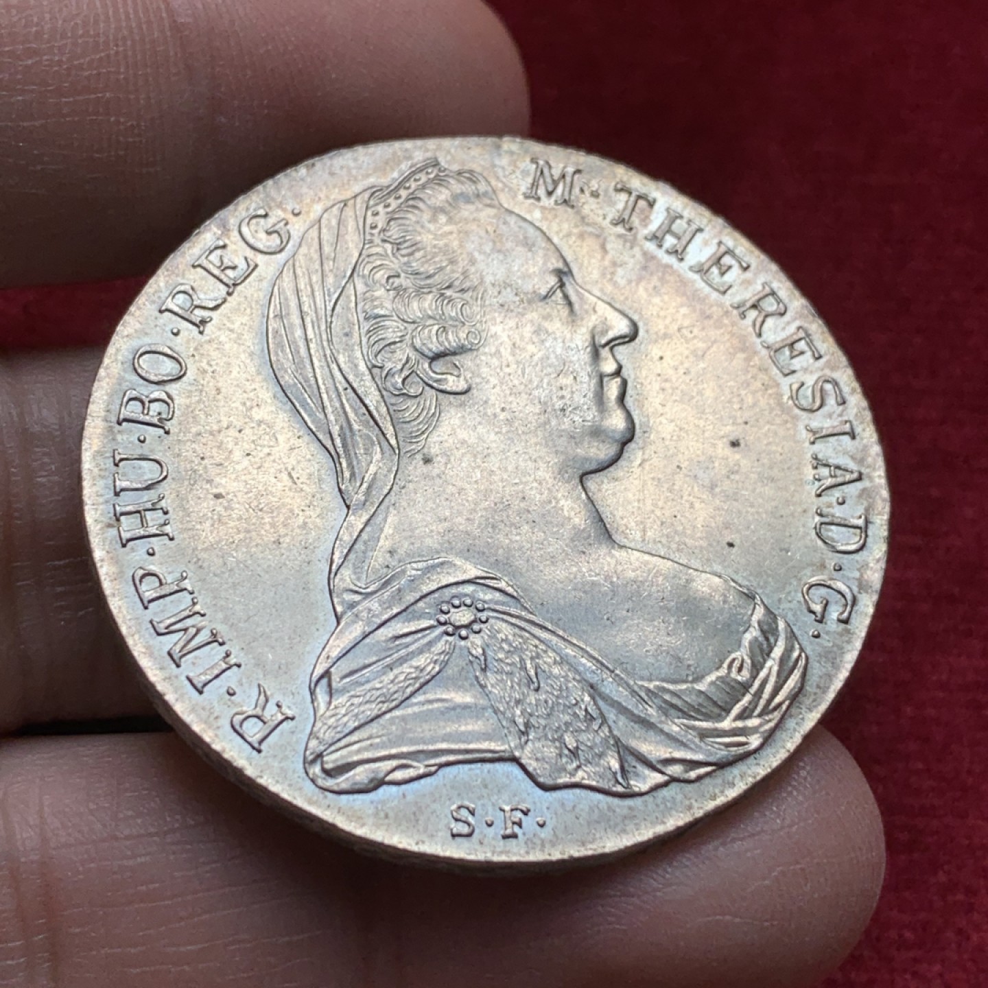 《竞宝斋》第116场-周日，周一 ，2场连拍（全场包邮） 奥地利 1780年 大奶妈 泰勒银币 后铸版 超好细节