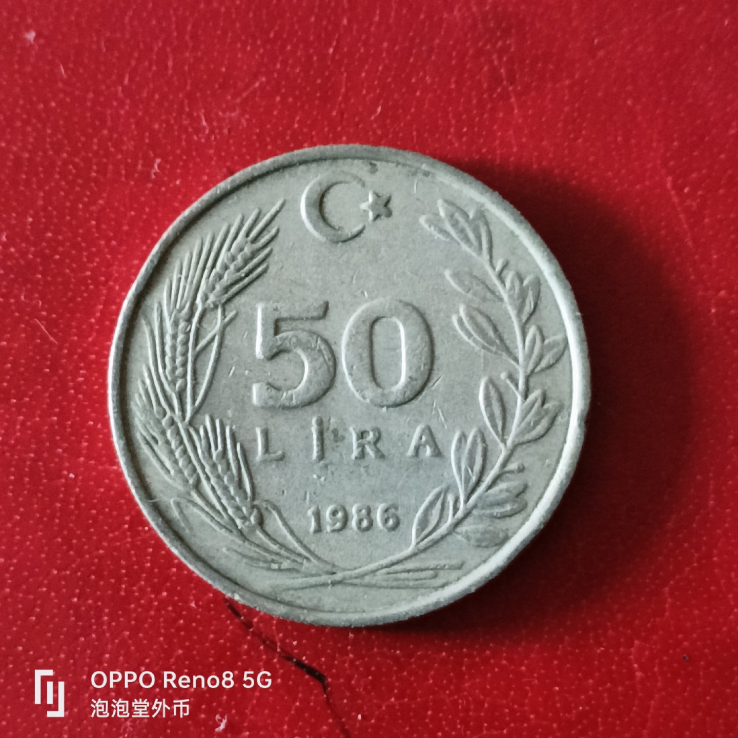 泡泡堂微拍第二十九幕精品硬币捡漏专场👿👿，零佣金，零押金，累计满二十元包邮 土耳其五十里亚尔