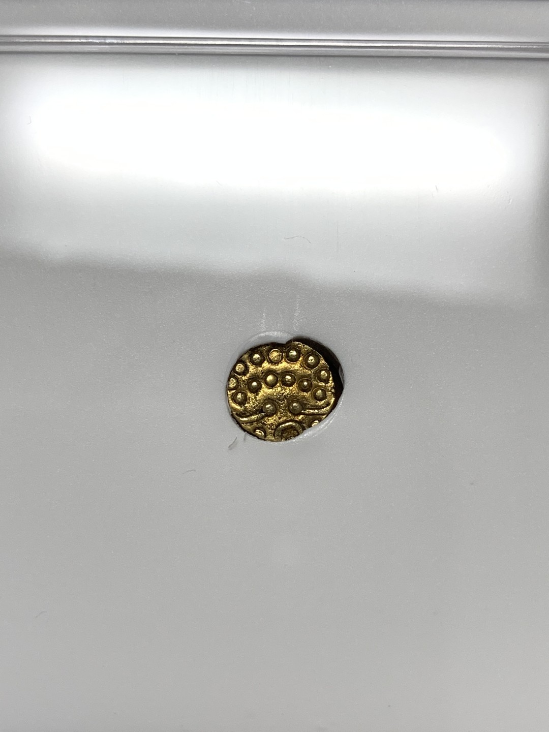 《竞宝斋》第116场-周日，周一 ，2场连拍（全场包邮） NGC-AU58 印度马拉塔帝国 1820-320年 FANAM金币 少见品