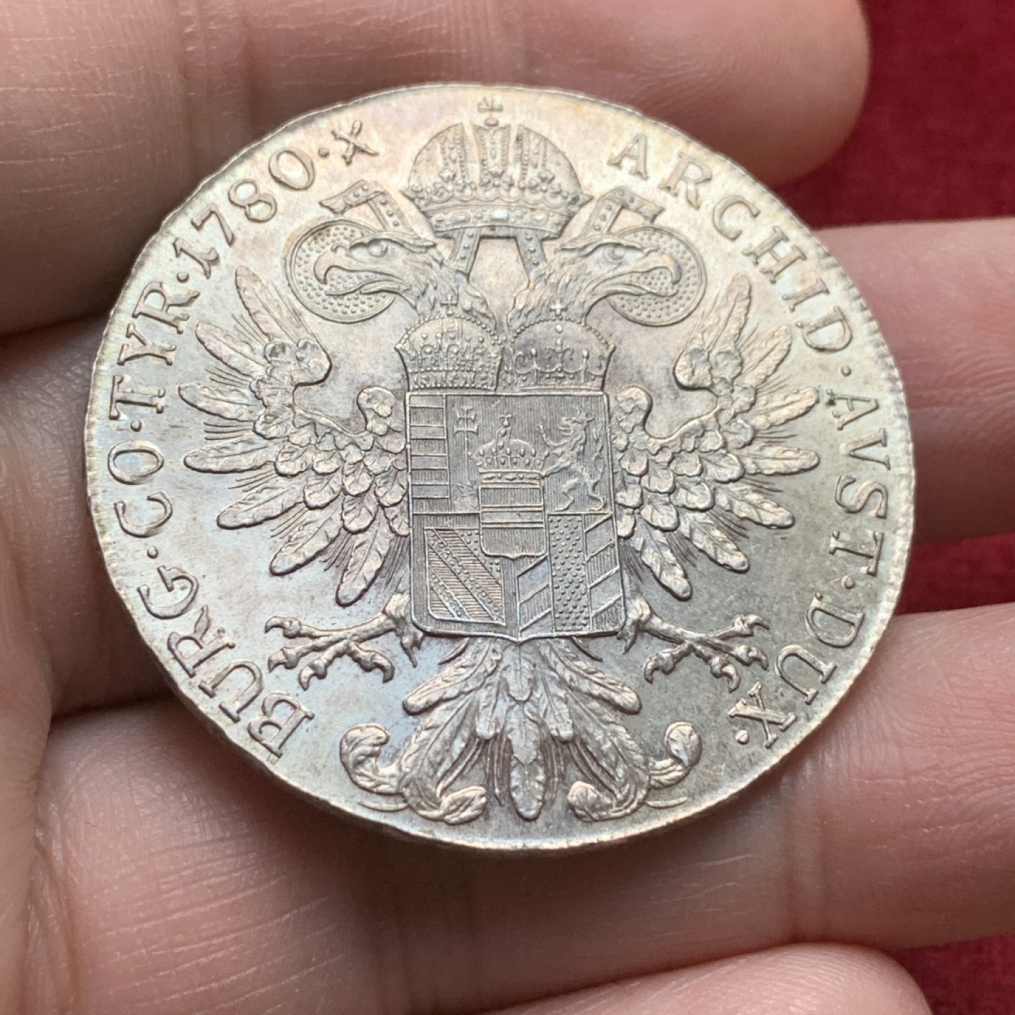 《竞宝斋》第116场-周日，周一 ，2场连拍（全场包邮） 奥地利 1780年 大奶妈 泰勒银币 后铸版 超好细节