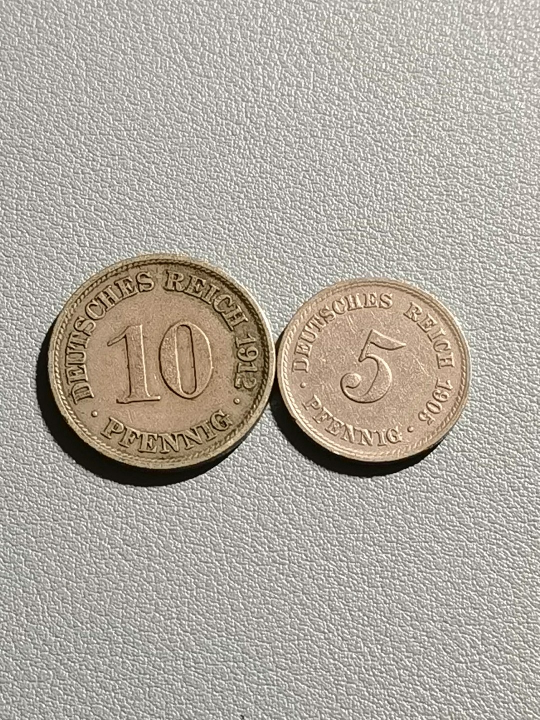 🎉🎊乐享宝藏💎💰~20221116期~德国钱币专场 德意志第二帝国10、5芬尼