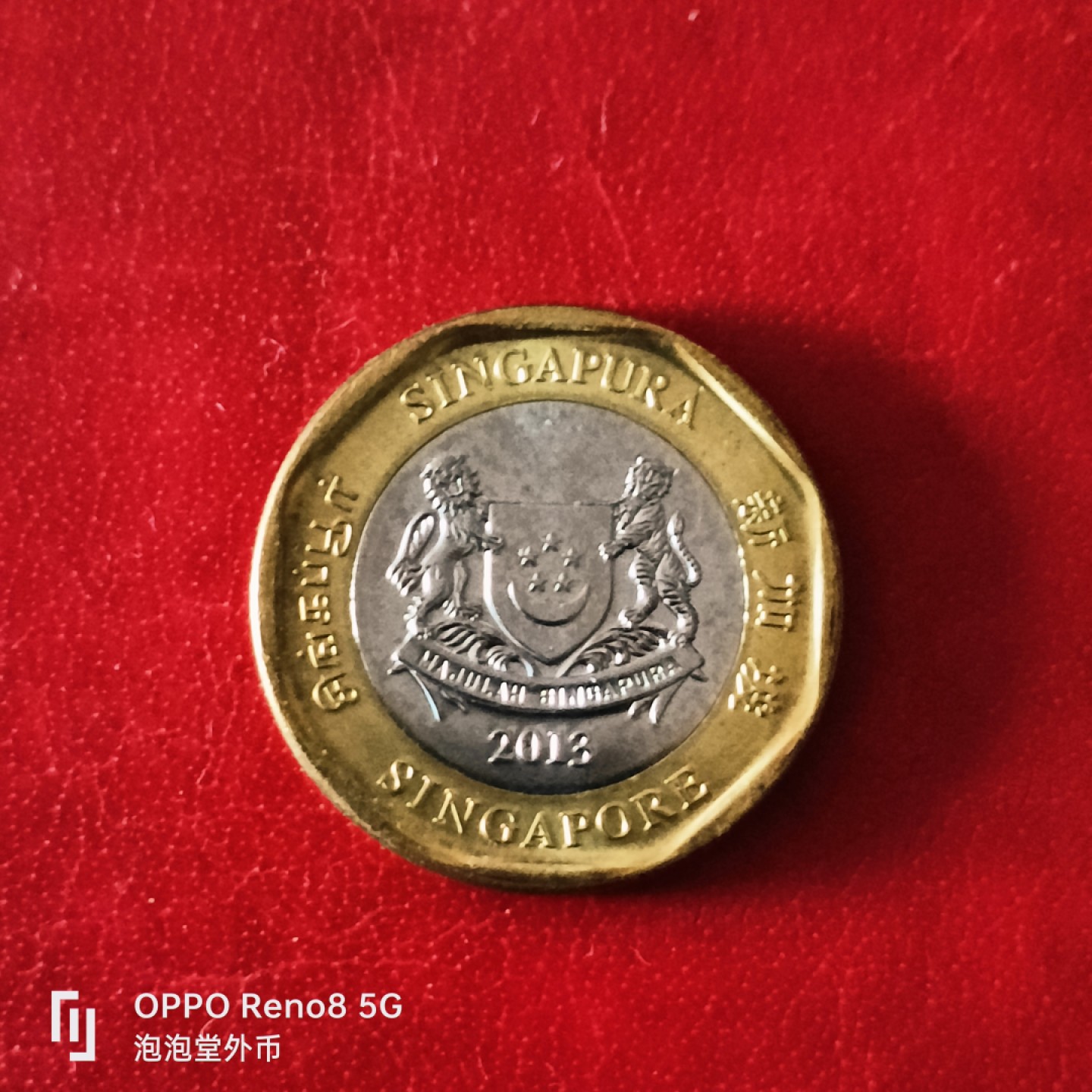 泡泡堂微拍第二十九幕精品硬币捡漏专场👿👿，零佣金，零押金，累计满二十元包邮 新加坡双色一刀全新。