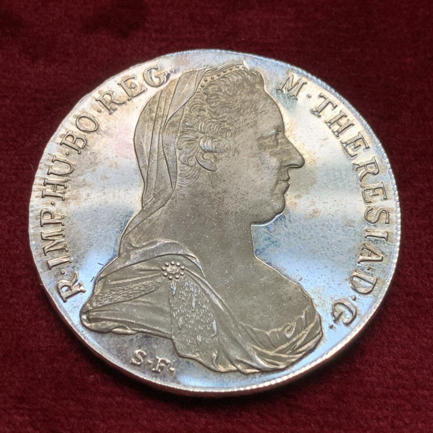 《竞宝斋》第116场-周日，周一 ，2场连拍（全场包邮） 奥地利 1780年 大奶妈 泰勒银币 精制 后铸版 超好细节