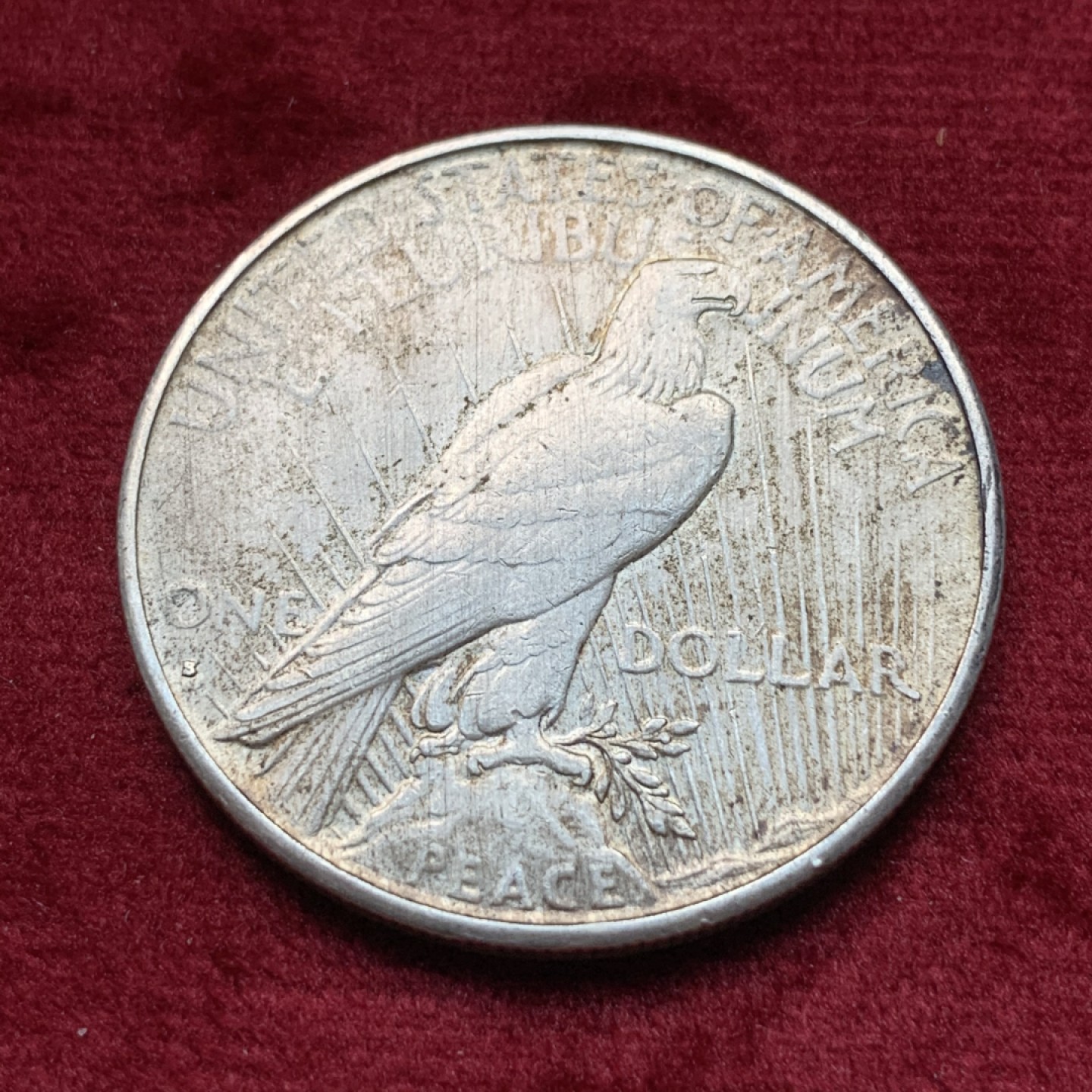 《竞宝斋》第116场-周日，周一 ，2场连拍（全场包邮） 美国 1935年 和平 1美元 银币 原味包浆