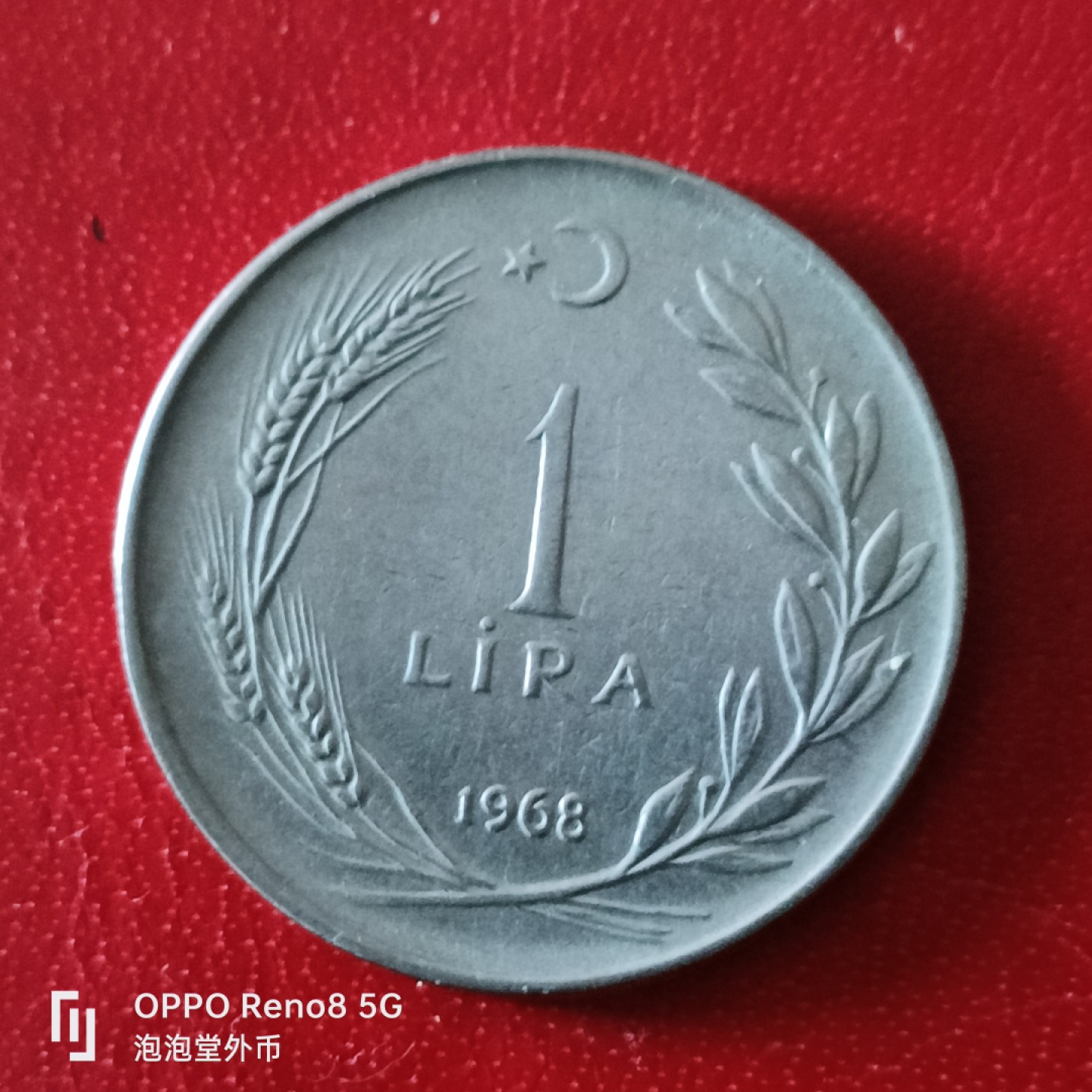 泡泡堂微拍第二十九幕精品硬币捡漏专场👿👿，零佣金，零押金，累计满二十元包邮 土耳其1968年一里亚尔。