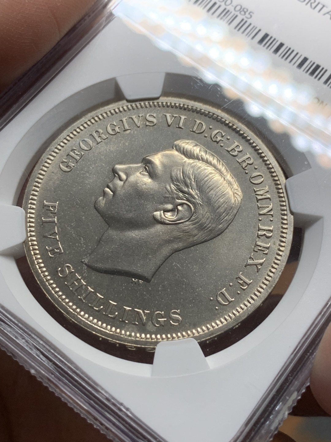 《竞宝斋》第116场-周日，周一 ，2场连拍（全场包邮） NGC PL65 英国 1951年 1克朗镍马剑 高分少见 基本高一分价翻倍 目前还没遇到66分的