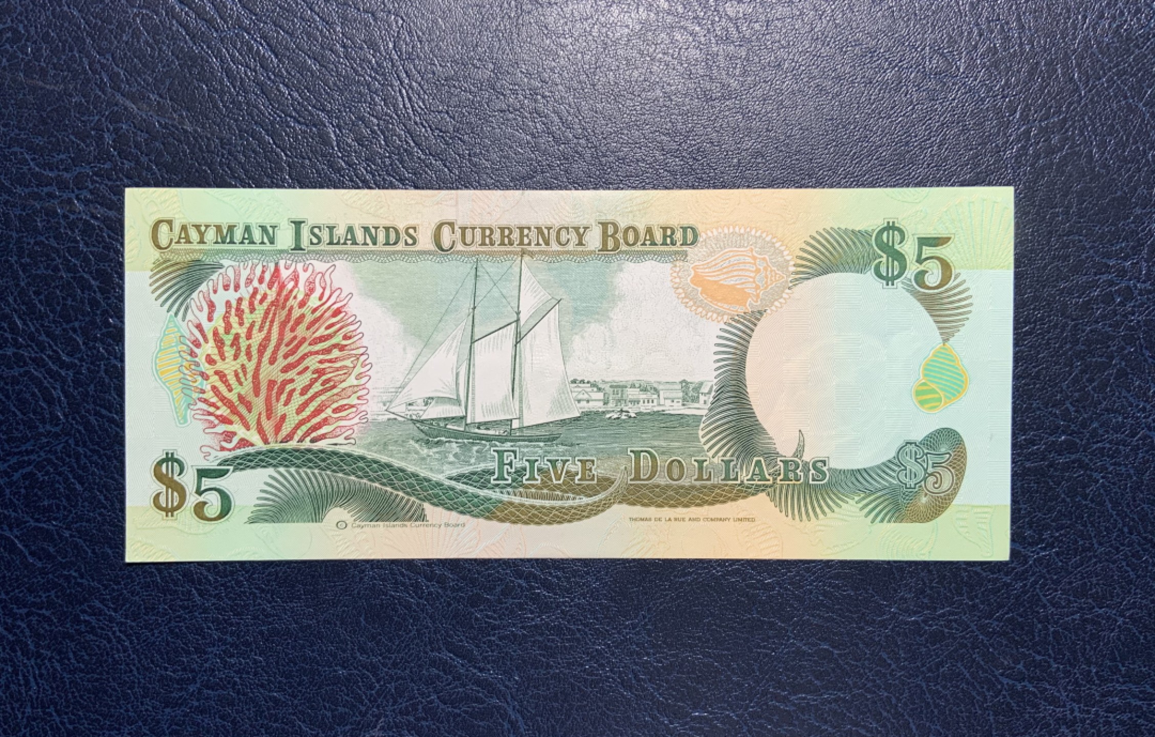 收藏联盟Quantum Auction 第209期拍卖 开曼群岛1991年5元 品相UNC- 早期年份稀少