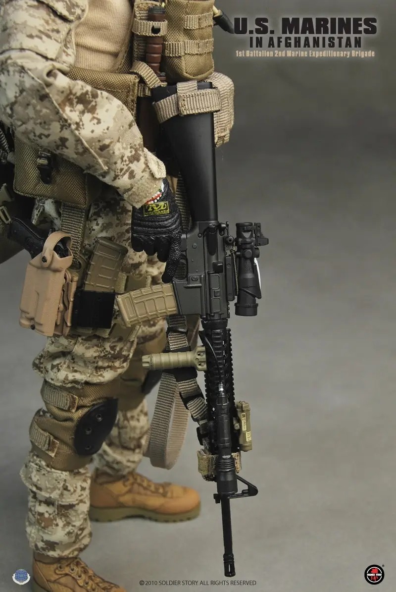 零元拍：绝版SoldierStory SS048 美国 USMC 1.0 海军陆战队第2远征旅在阿富汗 全新未拆。
