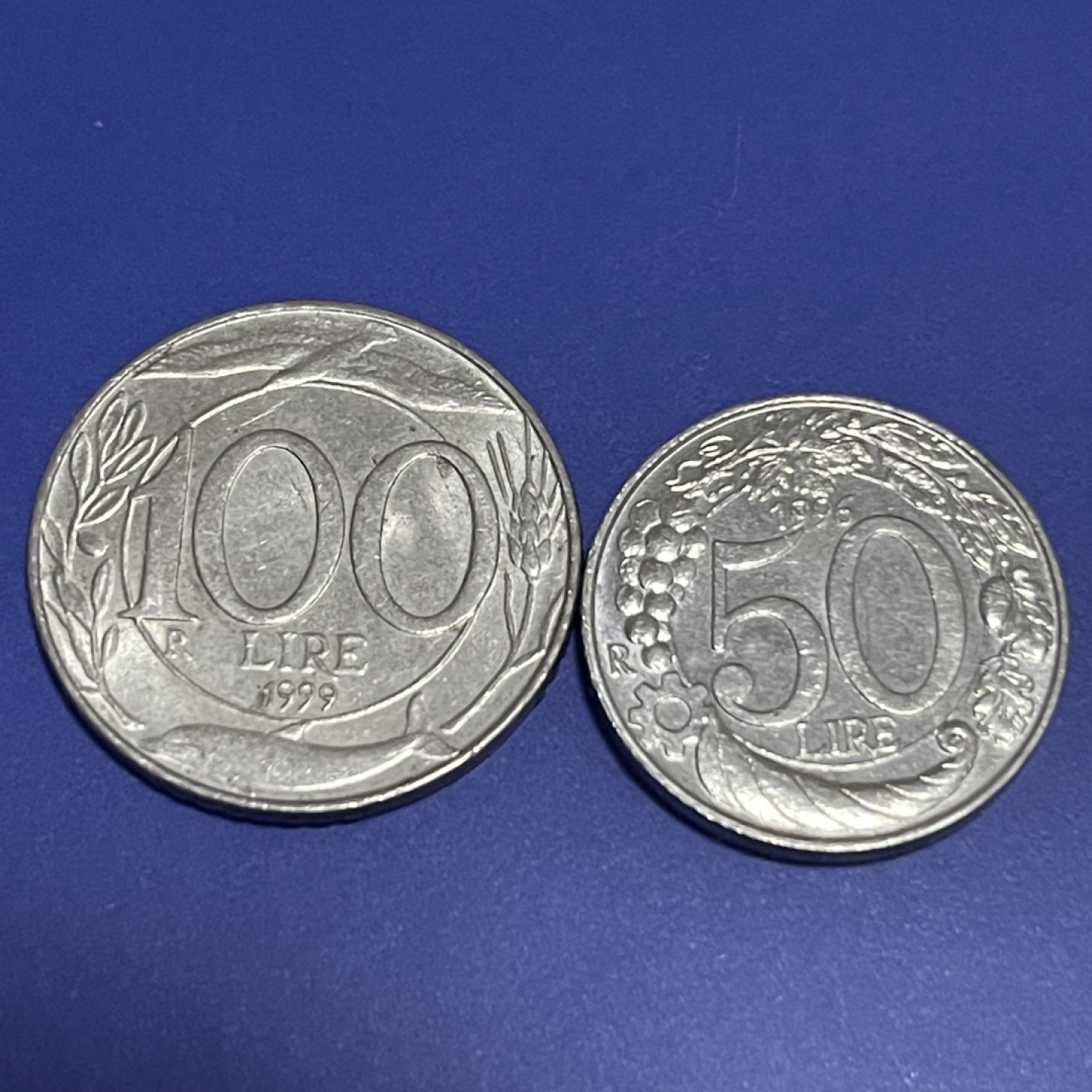 外国硬币0元起拍（31） 意大利50，100里拉