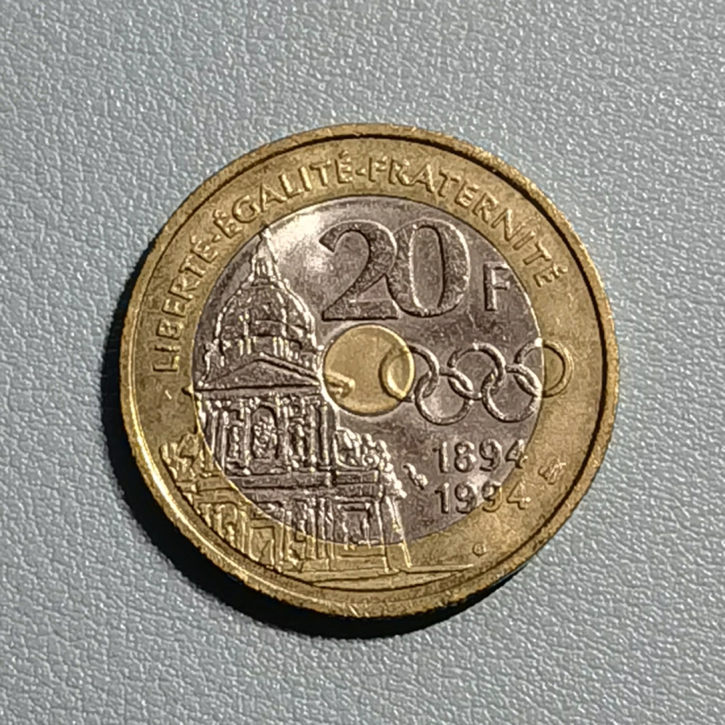 🎉🎊乐享宝藏💎💰~20221118~运动主题专场 法国20法郎纪念币~皮埃尔·德·顾拜旦