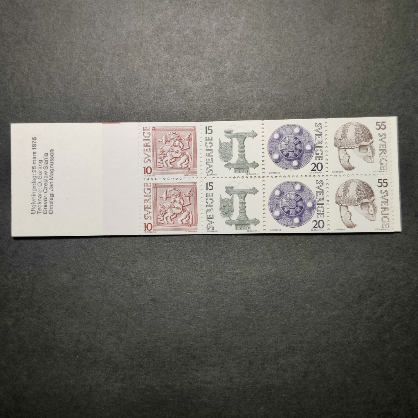洪涛臻品批发群  精选邮票限时拍卖第八十四期 资深玩家才见过的 瑞典较早期小本票 8枚邮票齐全（最后一波）