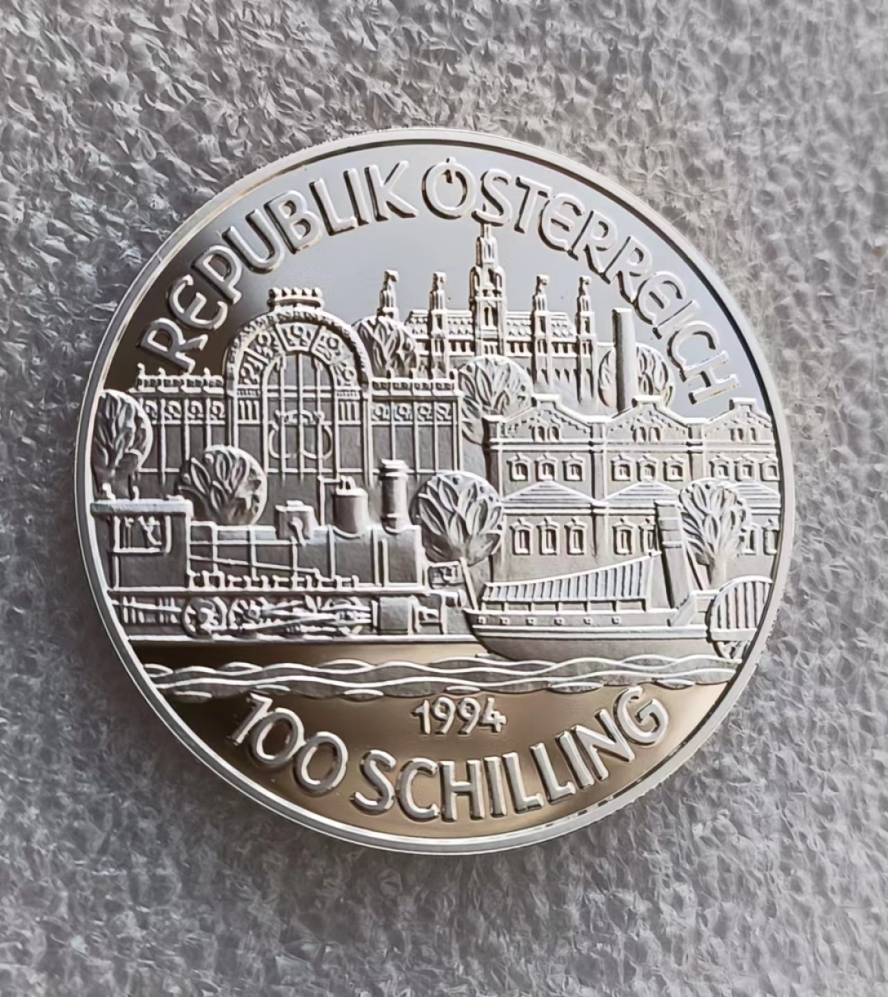 瓶子🏺第66期拍卖会 精制proof-1994年奥地利100先令银币