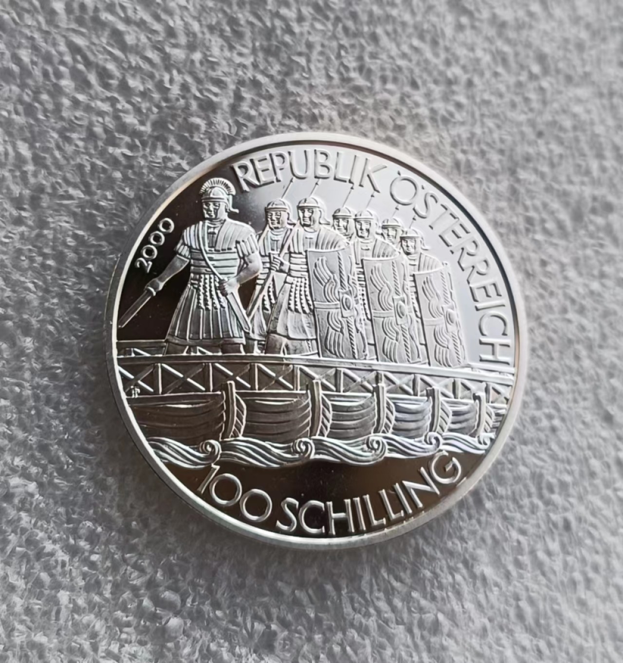 瓶子🏺第66期拍卖会 精制proof-2000年奥地利100先令银币