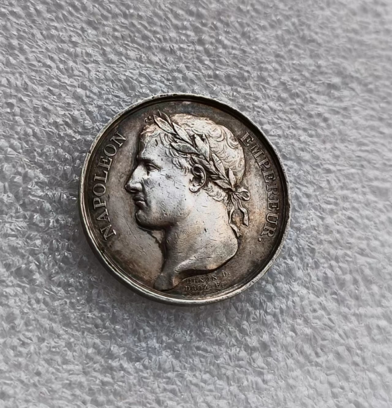 瓶子🏺第66期拍卖会 法国共和八年拿破仑加冕银章27毫米8.13克