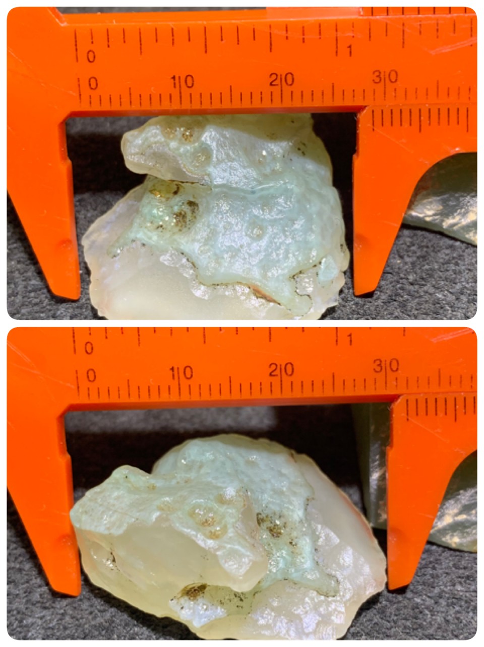 天然戈壁阿拉善玛瑙原石吊坠一个，
