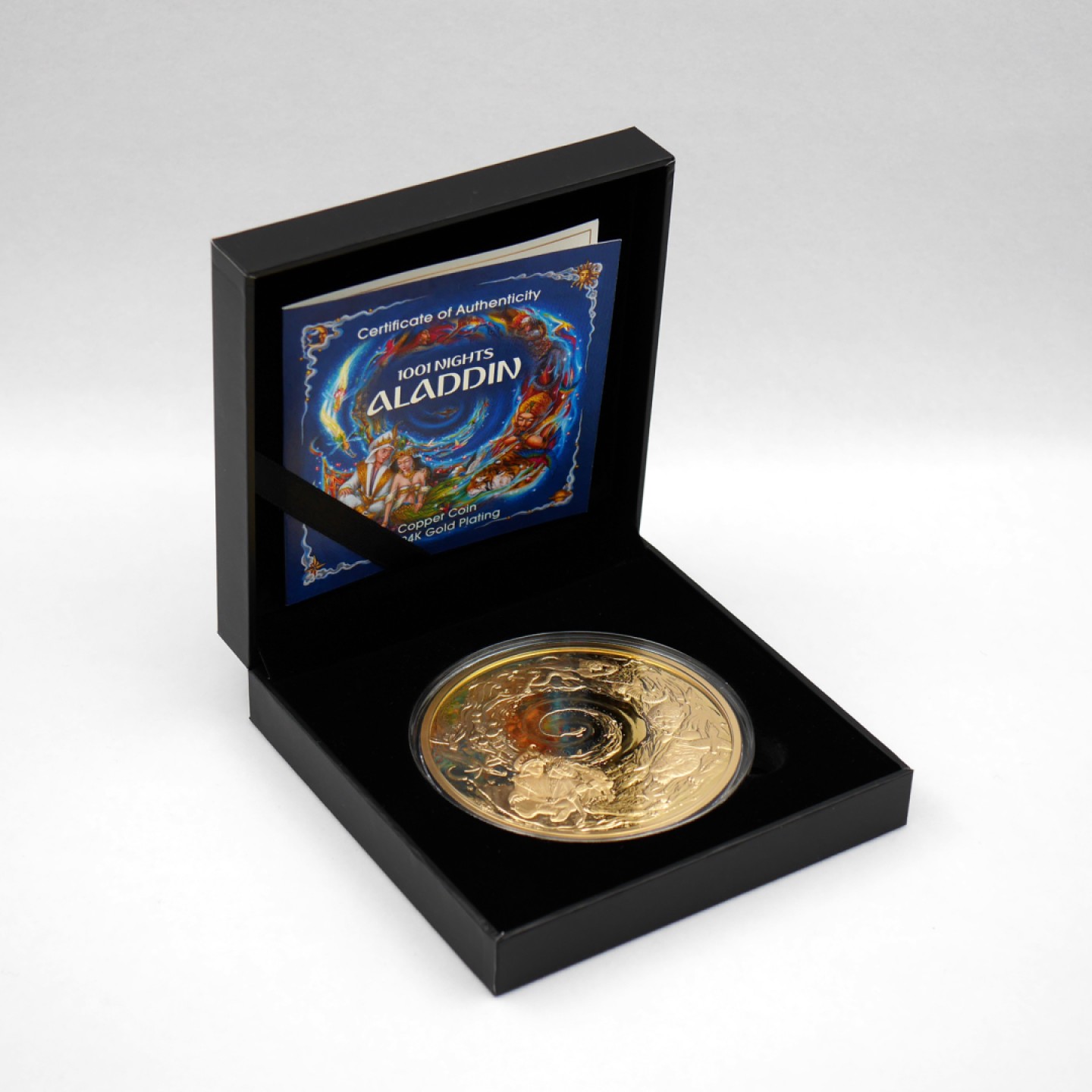 2022年吉布提共和国一千零一夜[Vol.1]阿拉丁镀金铜币