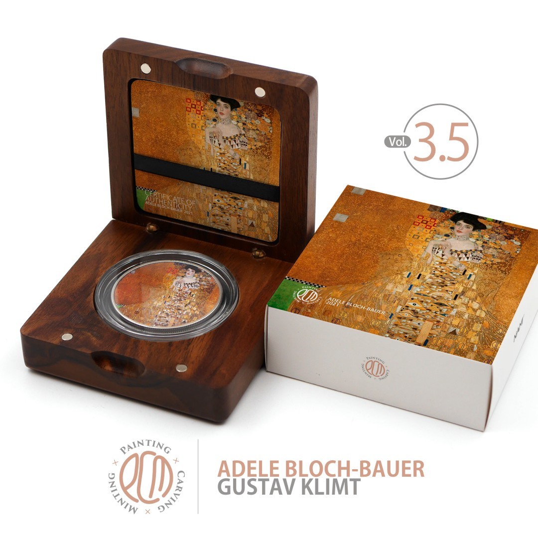 PCM系列[第3.5弹]克里姆特《阿黛尔》彩银章NGC满分评级版首期蓝标 PCM系列[第3.5弹]克里姆特《阿黛尔》彩银章NGC满分评级版首期蓝标