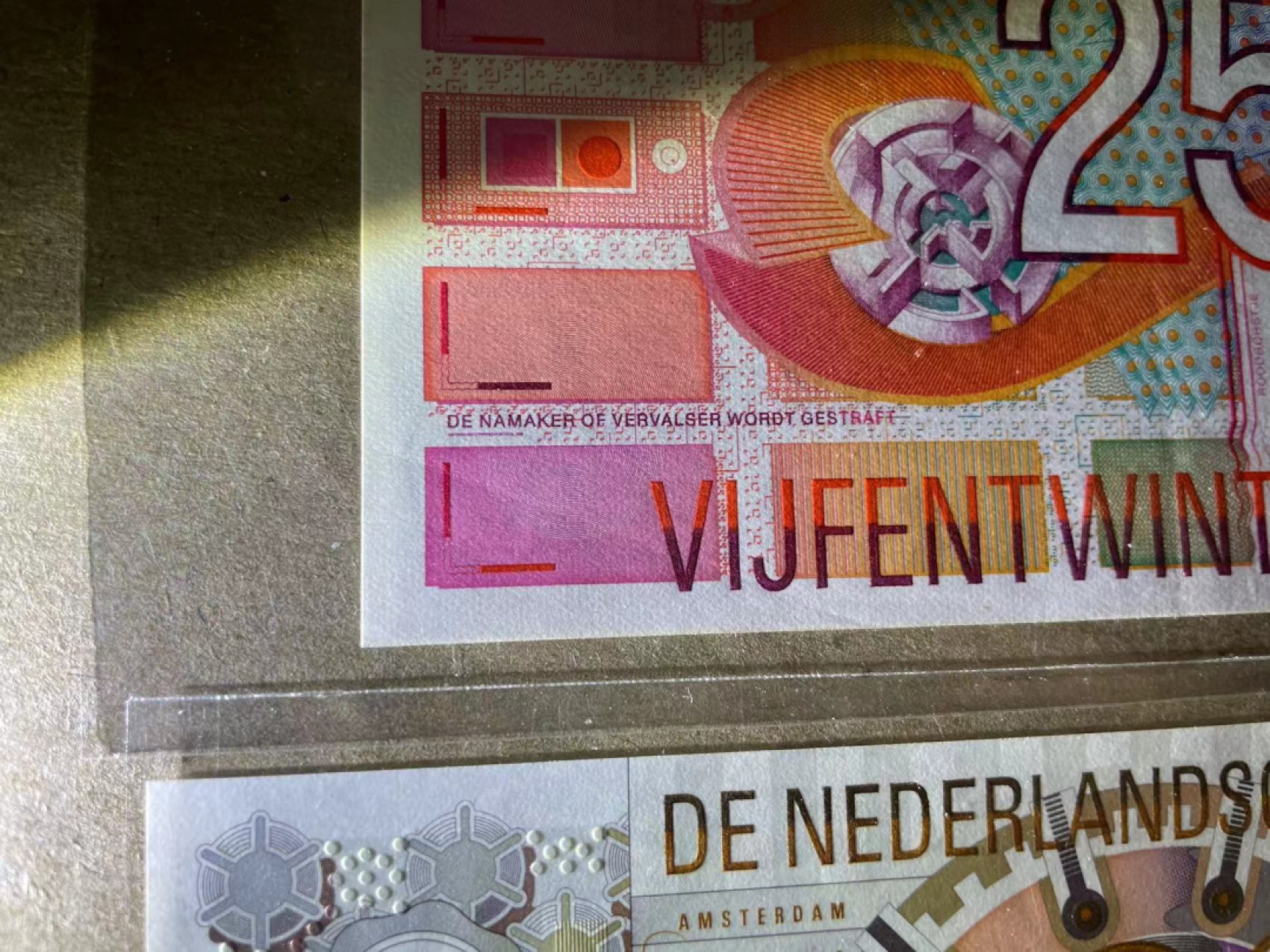 【Blue Auction】✨世界纸币精拍第252期——补号伦勃朗 【一组2张】荷兰 100盾齿轮全新UNC& 25盾 AU