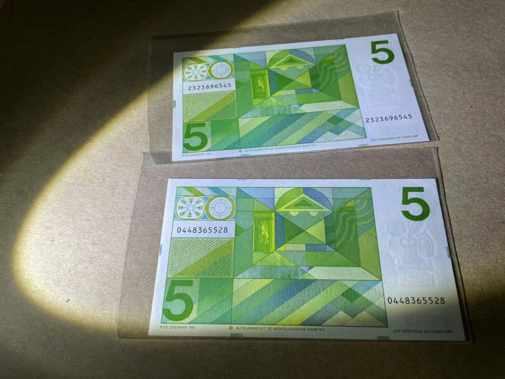 【Blue Auction】✨世界纸币精拍第252期——补号伦勃朗 【一组7张】荷兰 人像版5-10盾 除1张5盾外全新UNC