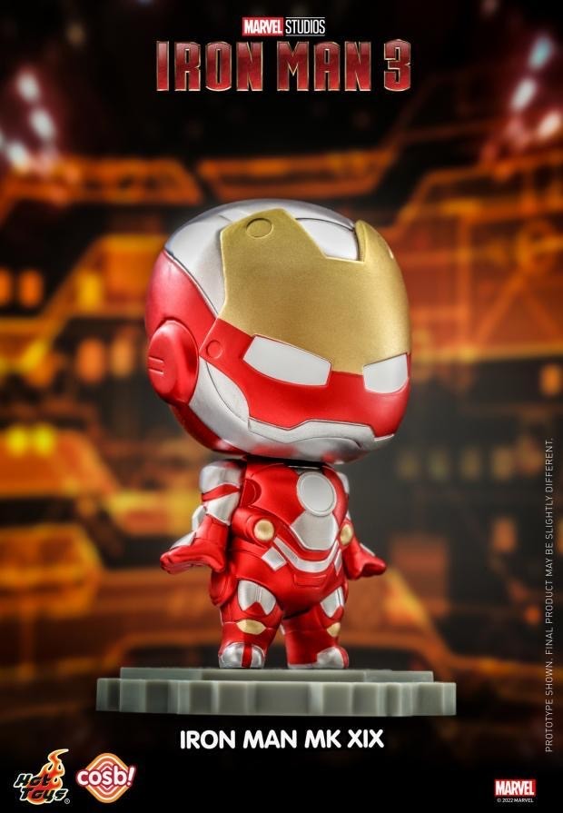 零元拍 ：Hot Toys CBX057《钢铁侠3》Cosbi 盲盒迷你珍藏人偶(第三弹)CBX057 盲盒8盒套装