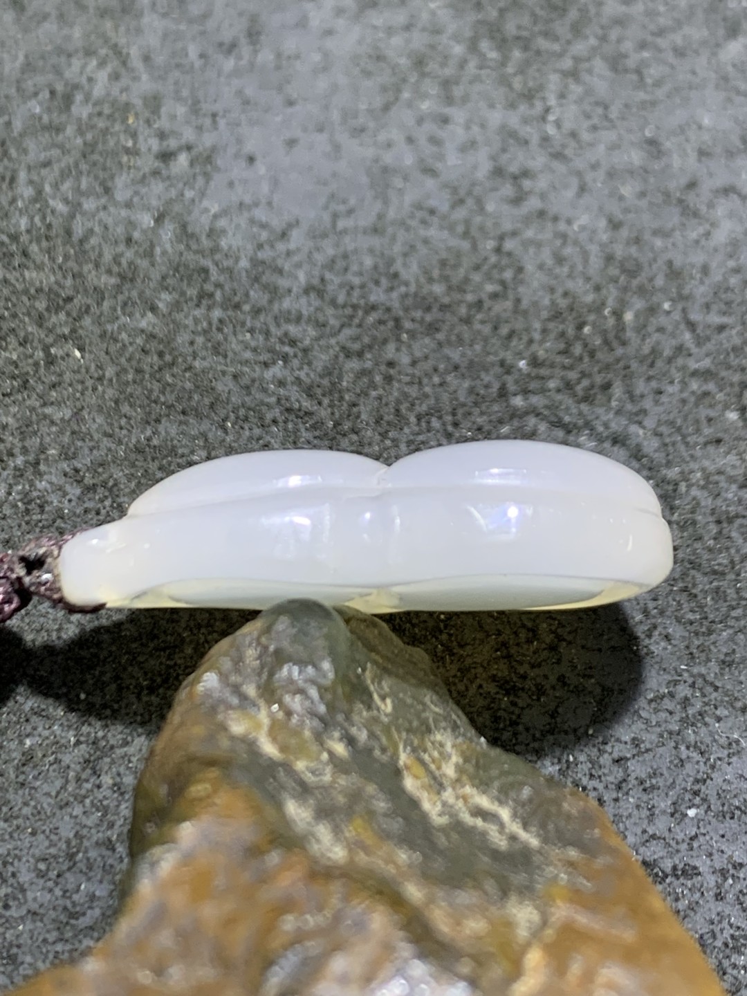 精美冰种海洋玉髓雕刻葫芦寓意（福禄)一个！