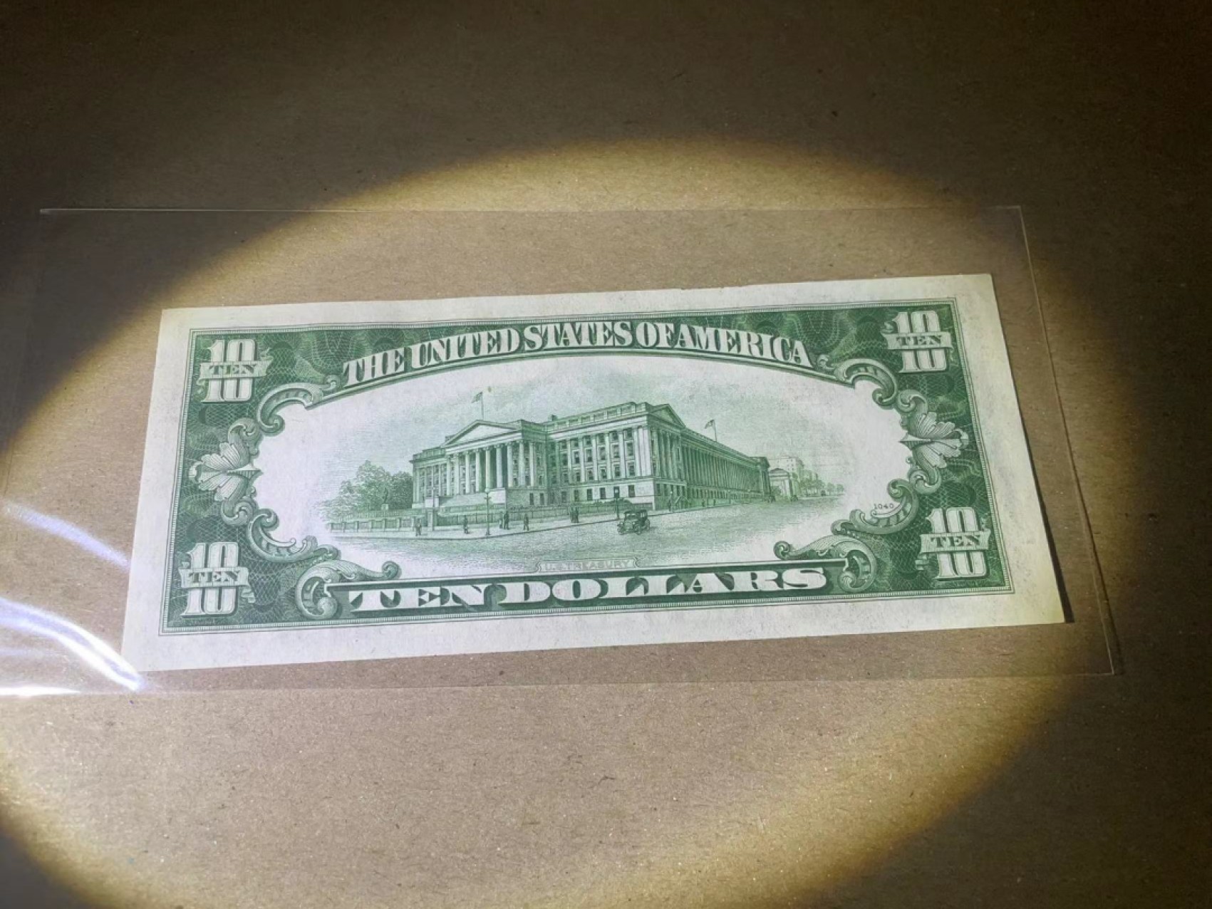 【Blue Auction】✨世界纸币精拍第252期——补号伦勃朗 美国 1934年10美金 UNC-  