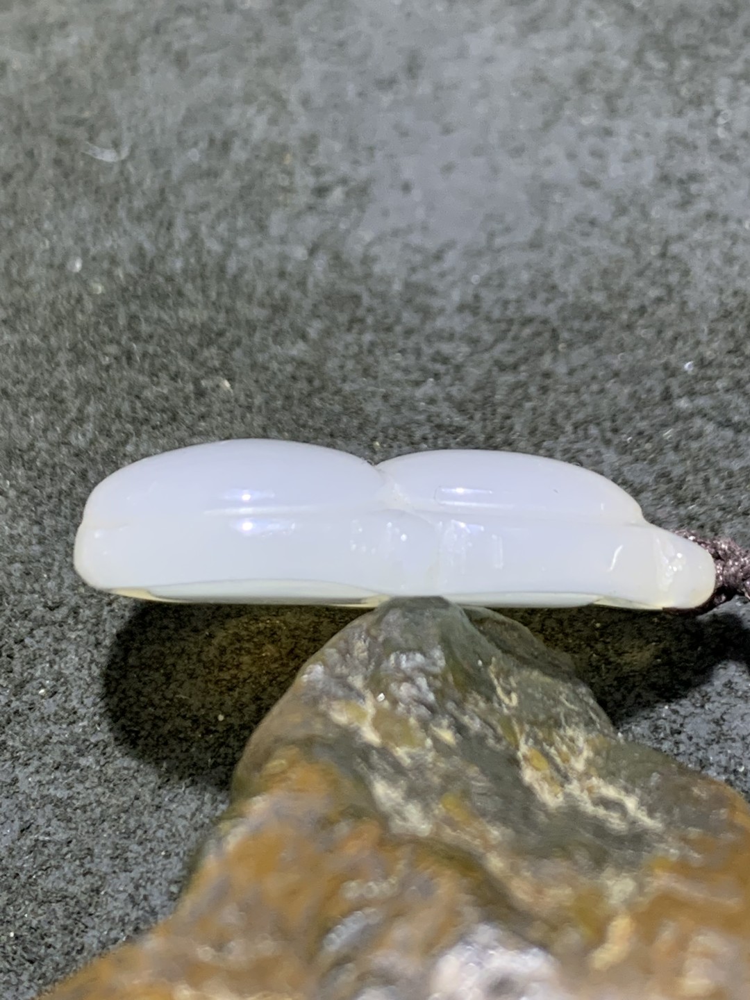 精美冰种海洋玉髓雕刻葫芦寓意（福禄)一个！