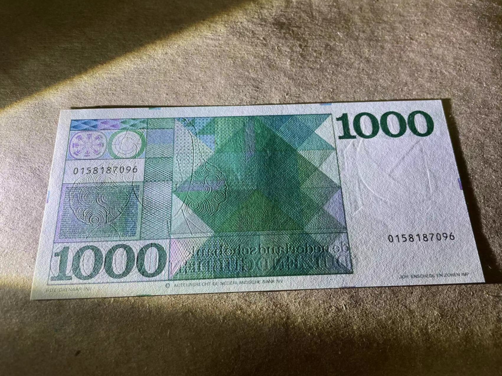 【Blue Auction】✨世界纸币精拍第252期——补号伦勃朗 RR.荷兰 1972年1000盾 斯宾诺莎 全新UNC 凹凸感非常好