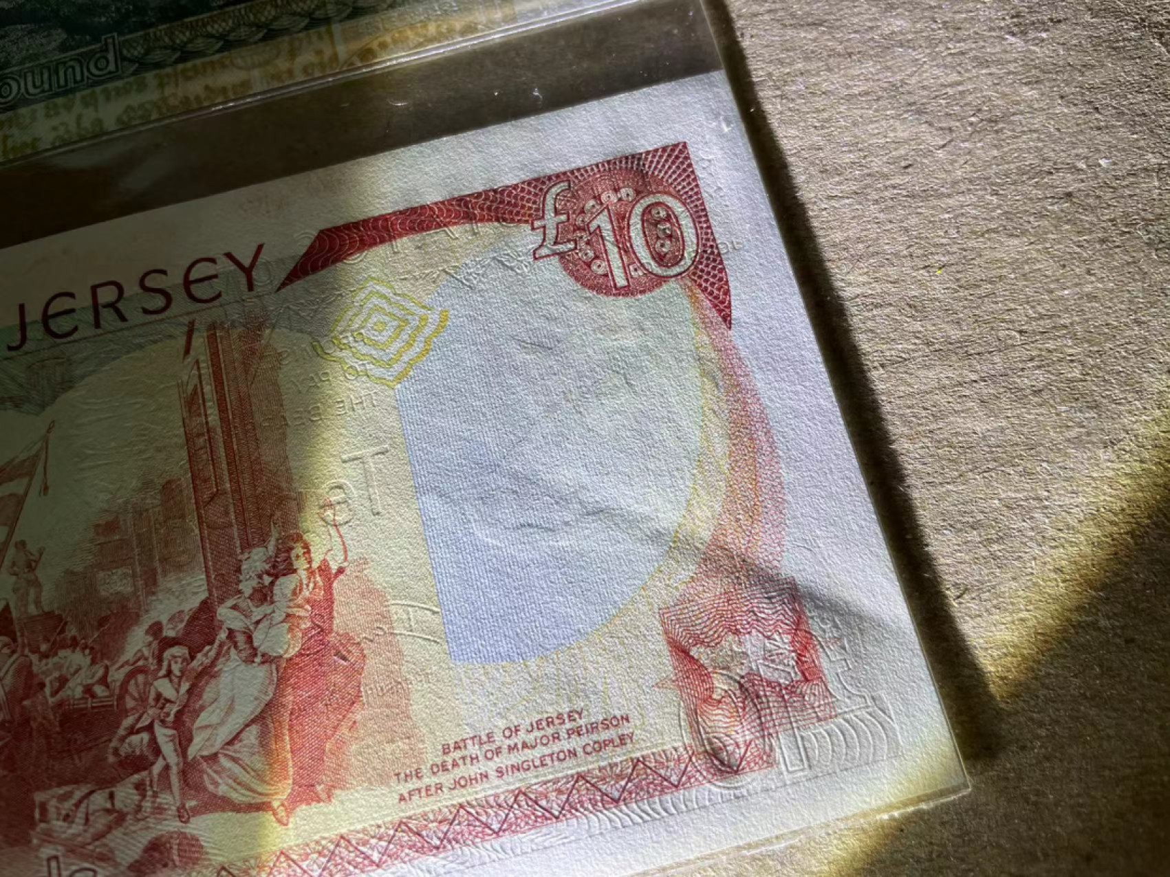 【Blue Auction】✨世界纸币精拍第252期——补号伦勃朗 【一组2张 包含156小号】泽西 1-10镑 女王 UNC/UNC-  