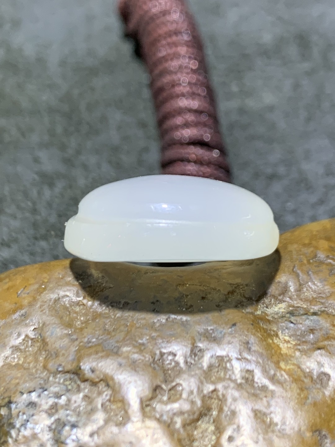 精美冰种海洋玉髓雕刻葫芦寓意（福禄)一个！