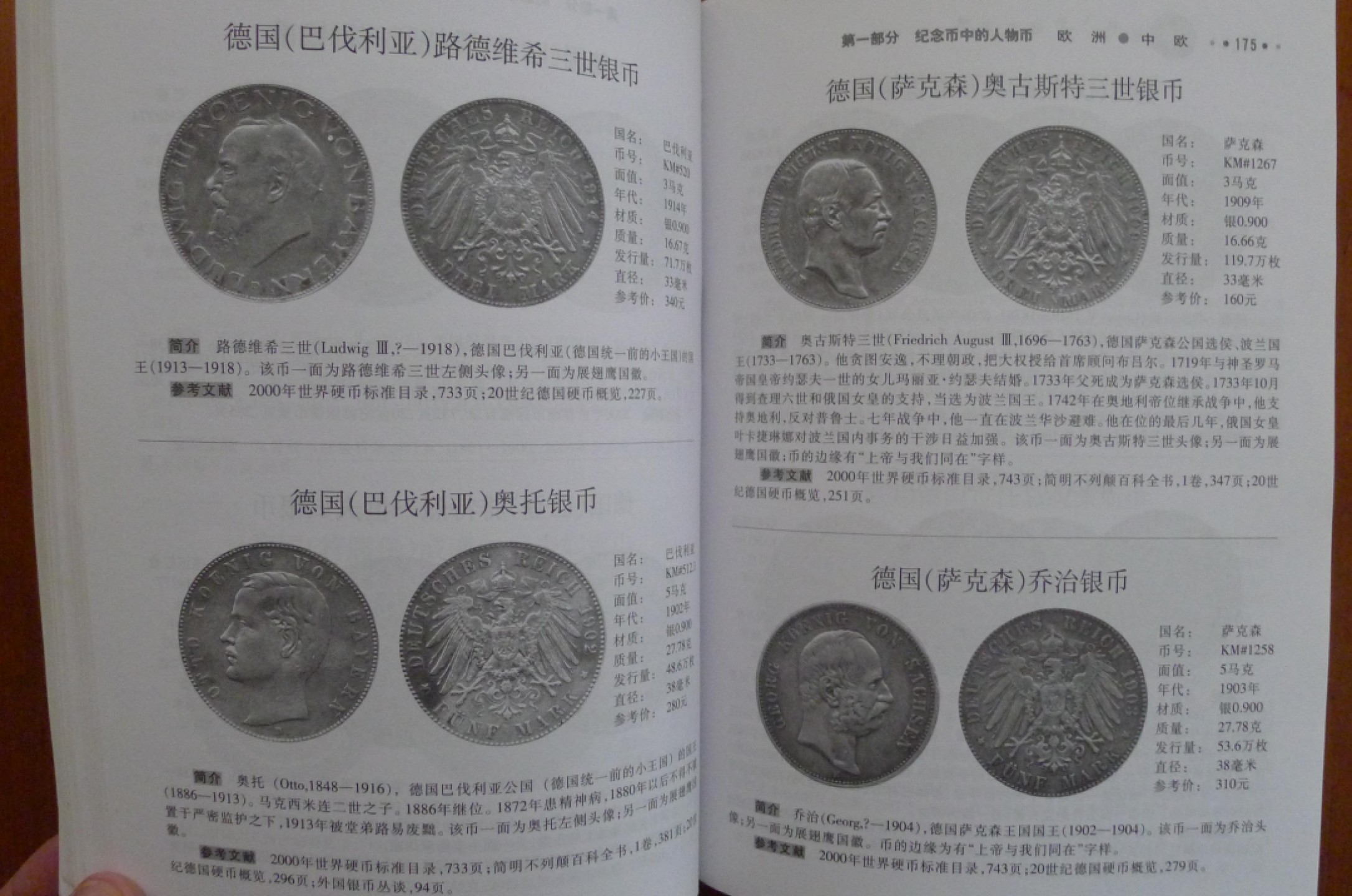 世界钱币章牌书籍专场拍卖第74期 世界人物硬币鉴赏