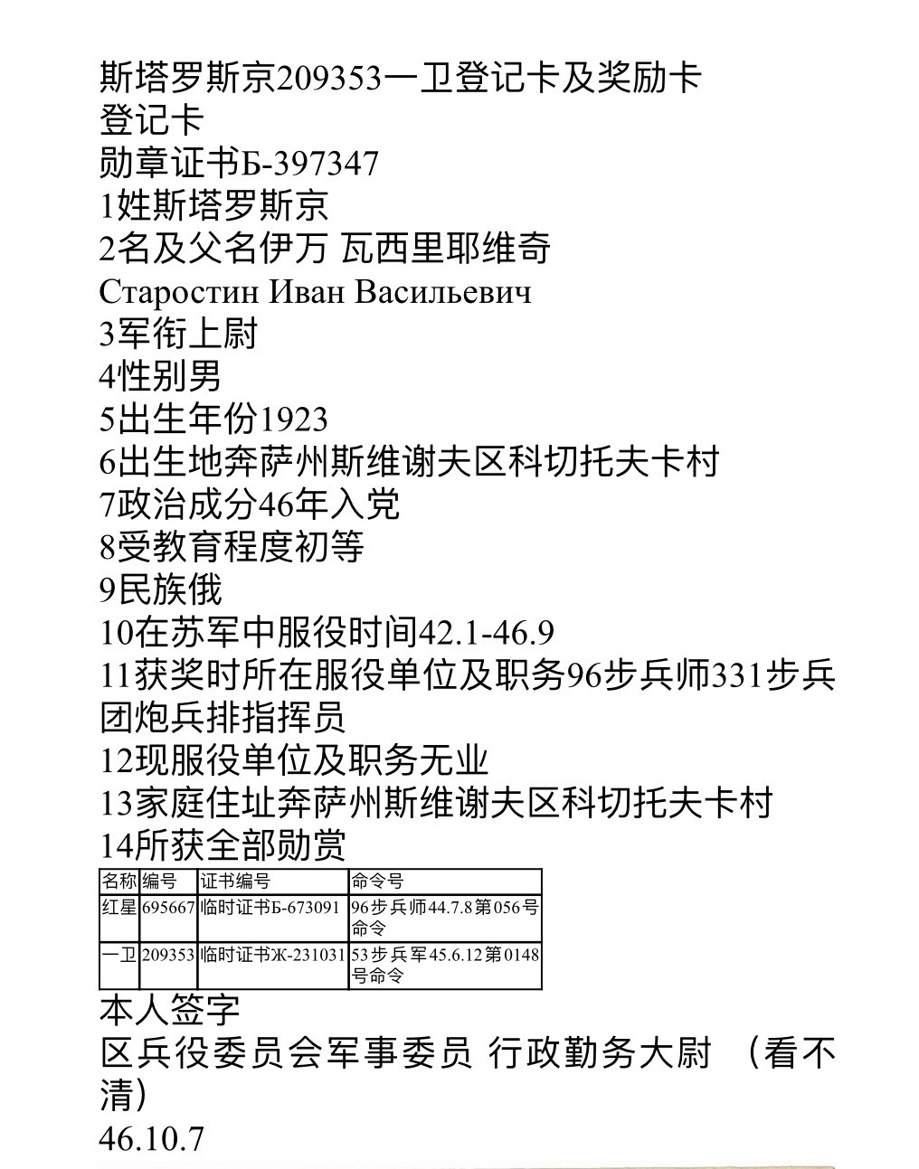 大猫徽章拍卖 第209期 苏联43一卫 全品状态 档案齐全