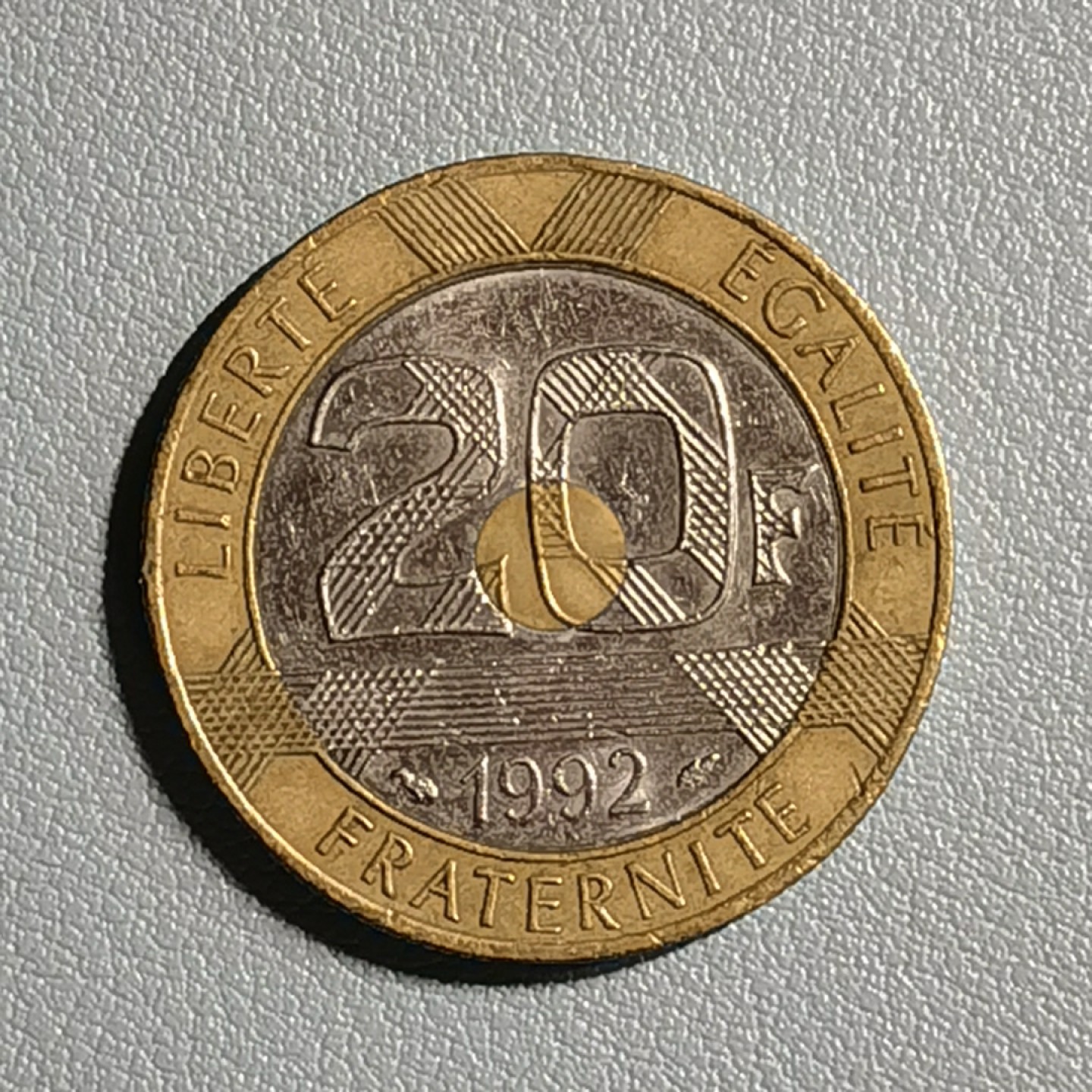 🎉🎊乐享宝藏💎💰~20221120专场 法国20法郎（克劳斯1994年世界大奖硬币）圣米歇尔山