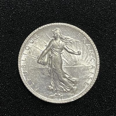 外国硬币0元起拍（33） - 播种女神1法郎 银币