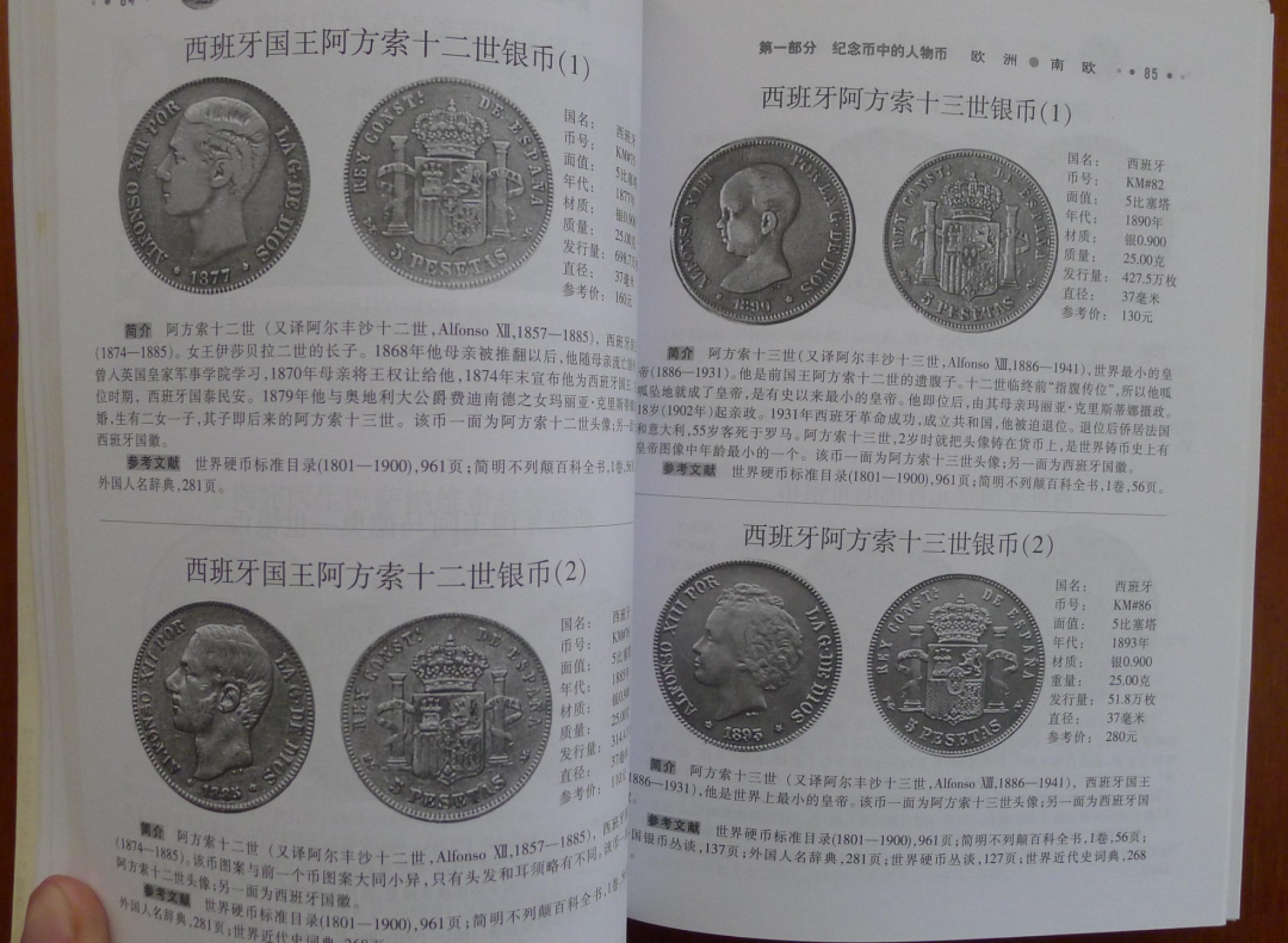 世界钱币章牌书籍专场拍卖第74期 世界人物硬币鉴赏