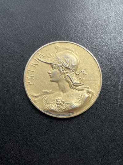 欧洲章牌-拍卖第12场 - 法国玛丽安娜镀金银章