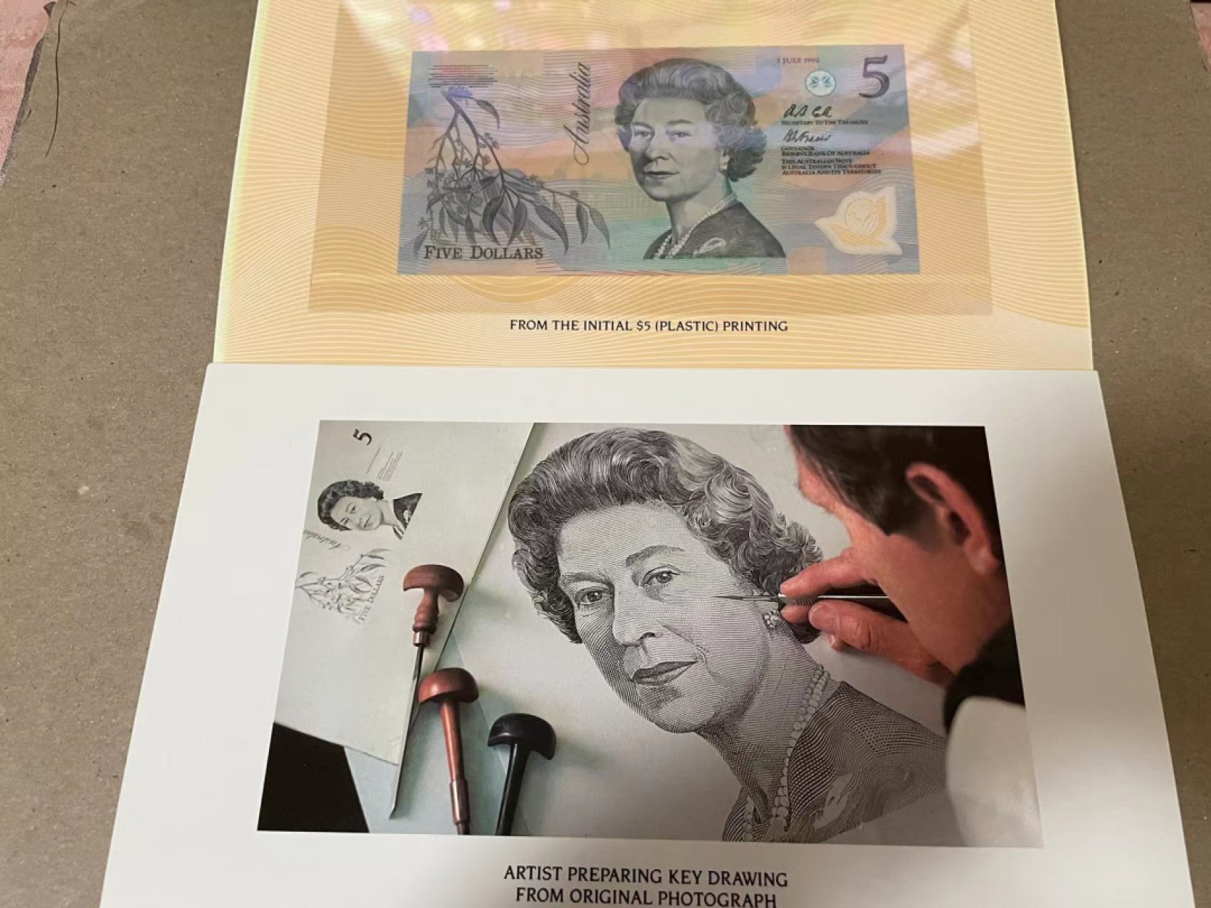 【Blue Auction】✨世界纸币精拍第252期——补号伦勃朗 【原装带册】澳大利亚 不同版本5元 全新UNC